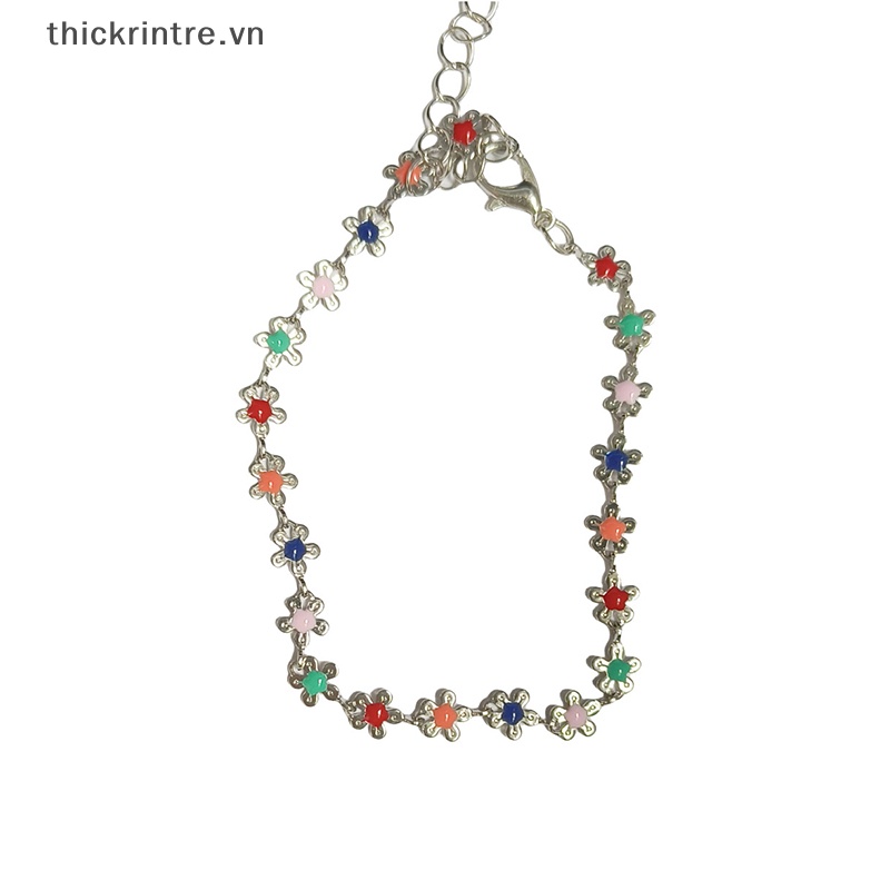Th ins Vòng Tay Chuỗi Hạt Trái Tim Rỗng Lấp Lánh Dễ Thương Thời Trang Phong Cách Hàn Quốc Cho Nữ vn