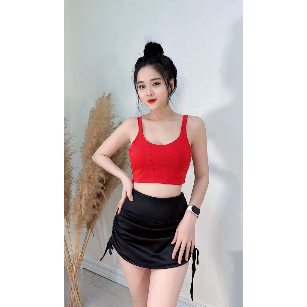 Áo bra chiết eo siêu tôn dáng, siêu đẹp thích hợp tập gym, yoga, erobic, zumba