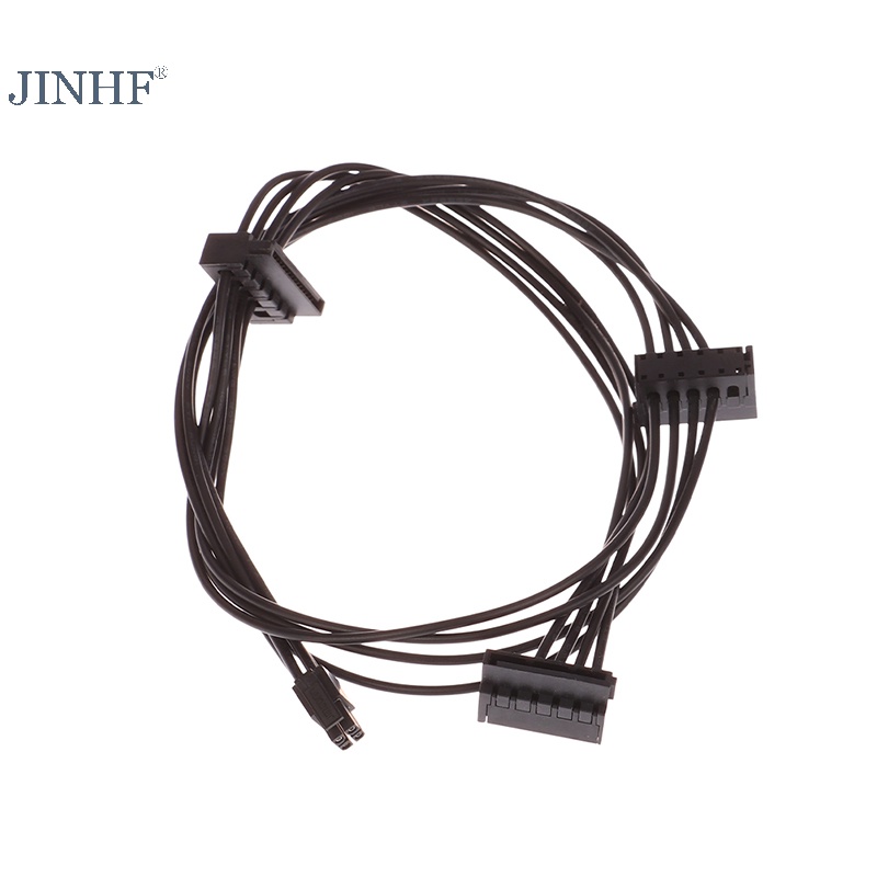 JINHF 1Pc 35 / 45 / 65CM 4 Pin Sang SATA Cáp Nguồn Cho Giao Diện Ban Chính SATA SSD HDD Cáp HOT