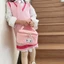 ST2 Sanrio Kuromi Stitch Alien Phim hoạt hình dễ thương túi xách nữ sang trọng túi trang điểm đồ vệ sinh cá nhân túi lưu trữ dung tích lớn TS2