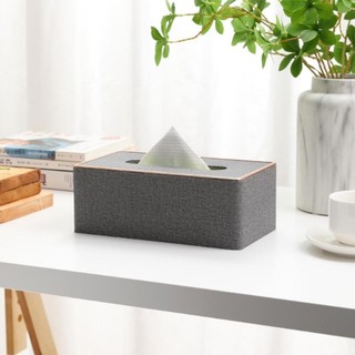 WOOLYNOOK 1 Hộp đựng khăn giấy, Hộp đựng khăn giấy bằng da PU bằng vải, Hộp đựng khăn giấy hình chữ nhật dung tích lớn Phòng tắm