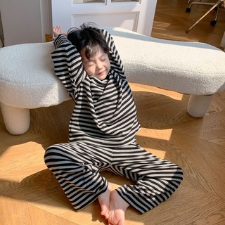 Bộ đồ ngủ trẻ em Bé trai Bé trai Quần lót giữ nhiệt thông thường Bộ đồ mùa thu