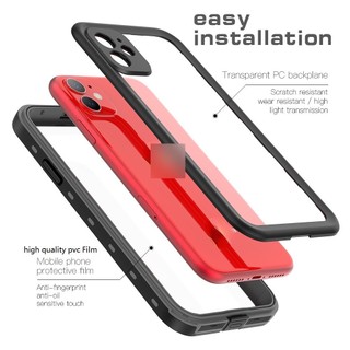Ốp Điện Thoại Ngoài Trời Tiêu Đỏ IP68 Cho IPhone 17 16 15 14 13 12 Pro Max Chống Thấm Nước Dưới Nước Bơi Lặn Ốp Lưng Chống Sốc