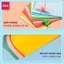 Bộ 100 Tờ Giấy Thủ Công Nhiều Màu Deli - Giấy Gấp Origami Gấp Hạc Nhiều Khổ