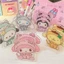 HT2 Sanrio Hoạt Hình Acrylic Bàn Chải Nồi Kẹp Quà Tặng Cho Bé Gái Bàn Trang Trí Kuromi Giai Điệu Cinnamoroll Bút Hộp Đựng TH2