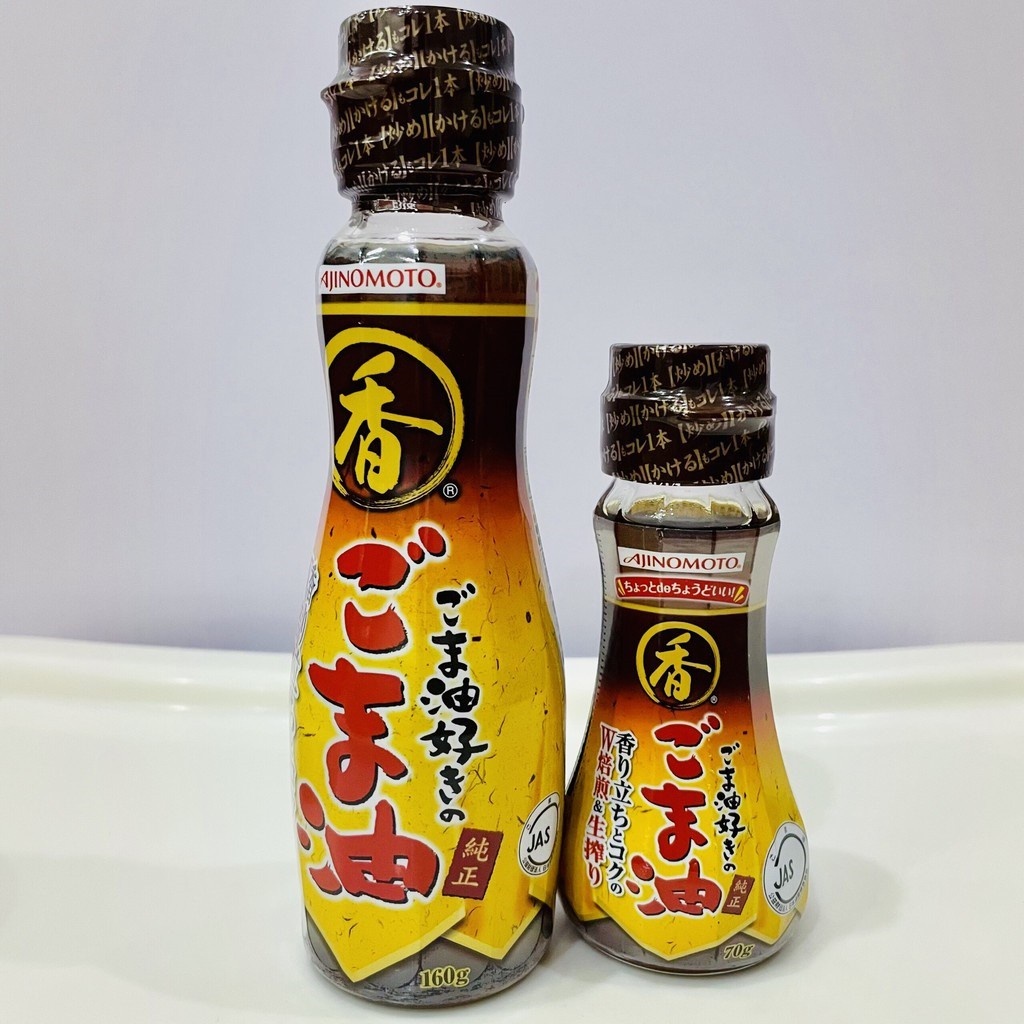 Dầu Mè Ajinomoto - Dầu Ăn Dặm Cho Bé TiBong Store Từ 6 Tháng Tuổi Triết Xuất 100% Mè Tươi Đến Từ Nhật Bản 70g-160g