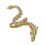 BTF 1 Năm Rồng Birthstone Ear Cuff Tinh Tế Kẹp Tai Trang Sức Hợp Thời Trang Quấn Đinh Kẹp Tai Độc Đáo Trang Sức
