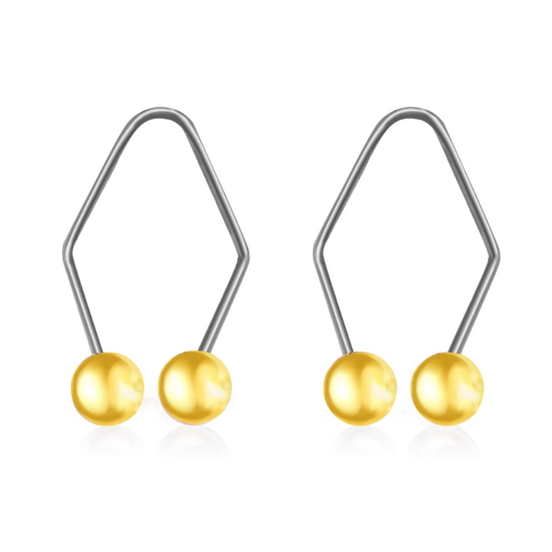 Stylish Lip Stud Alloy Dimple Trainer Facial Beauty Tools Pearls Dimple Maker
