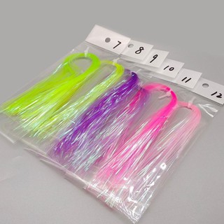 Vật liệu buộc ruồi SPIRAKOGEO, vảy cá Flash Tinsel ba chiều, sợi sáng Giải quyết câu cá bằng thép chì Jig Head Hook Chất liệu làm mồi