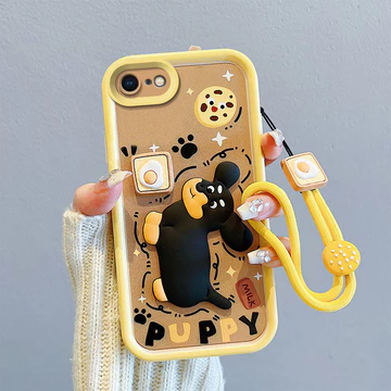 ốp lưng iPhone 7 ốp lưng iPhone 8 ốp lưng iPhone Se 2020 ốp lưng iPhone Se 2022 ốp lưng gấu dâu Phim Hình ba chiều ốp lưng búp bê ốp lưng điện thoại mềm dễ thương BB-TYGZ