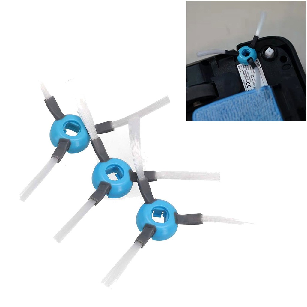 Set 3 Chổi Bên Thay Thế Cho Máy Hút Bụi Hobot Legee 669 / 668 / 7