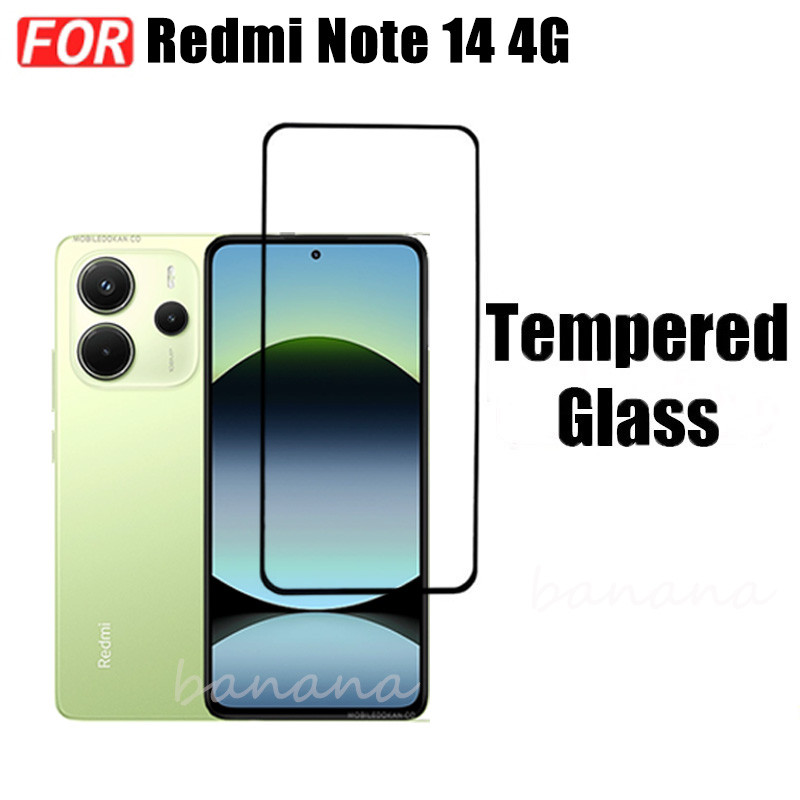 Ốp điện thoại di động chống rơi 3 TRONG 1 Redmi Note 14 cho Redmi Note 14 5G Phim kính cường lực + Phim ống kính