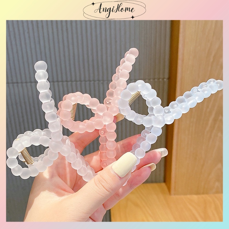 Kẹp tóc càng cua Hàn Quốc nữ đẹp hottrend trong suốt cỡ size lớn cặp búi tóc dễ thương cào 10 răng, 14 răng