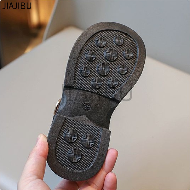 Giày Trẻ Em Cute Girls Princess Shoes Fashion Kids Shoes Children's Doll Shoes Versatile Lolita Shoes Korean Kids Platform Mary Jane Shoes Giày Đồng Phục Học Sinh Tiểu Học Giày Búp Bê Mũi Tròn Chống Trượt Cho Bé  Giày Đế Bệt Chống Va Chạm Cho Bé Gái