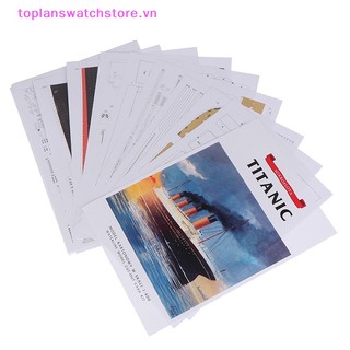 Toplanswatchstore Mô Hình Tàu titanic 3d Bằng Giấy Tỉ Lệ 1: 400