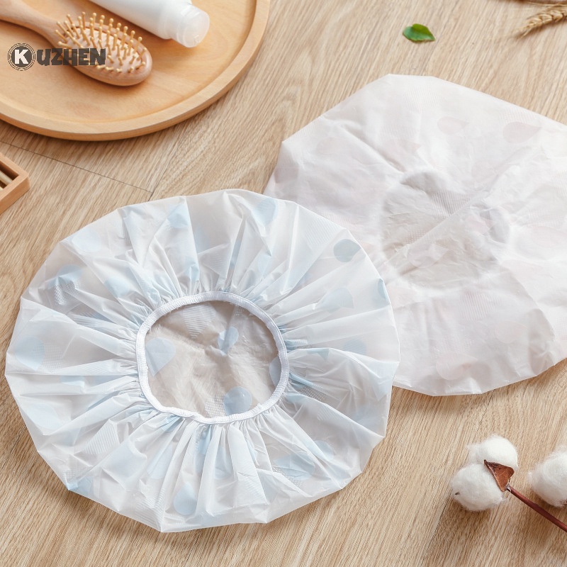 KUZHEN 1 / 3 Nơ In Hình Tắm Dày Chống Thấm Nước Và Dầu Thấm Hút Tắm Nữ Phụ Kiện Phòng Tắm Spa Tóc Salon Cung Cấp HOT