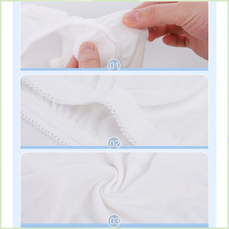 Quần Lót Giấy Nữ, Chất Liệu Cotton Dùng 1 Lần, Đáy Quần 2 Lớp, Dùng Khi Đi Du Lịch Dã Ngoại, Mẹ Bầu Đi Sinh