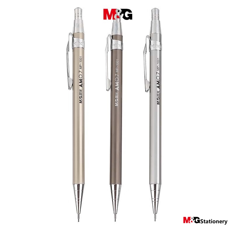 Hộp Đựng Bút Bằng Kim Loại 0.7mm M&G Chống Vỡ Ngòi Kim Cương Màu Sắc Ngẫu Nhiên mp1001b M&G