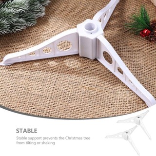 Đế đứng cây thông Noel ADDO.PH, Giá đỡ cây Giáng sinh bằng nhựa đáng tin cậy, Chân đế cây thông Noel hình tam giác có thể tháo rời