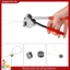 100 Chiếc Vòng Chì Niêm Phong Đậu Đường Kính 8mm, 100 Chiếc Dây Thép, 1 Chiếc Niêm Phong Crimper Với Tay Cầm Phủ Nhựa Đỏ Bộ Con Dấu Chì