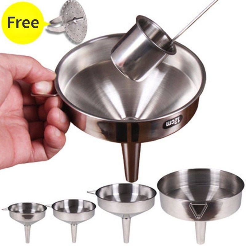 Phễu Rót Rượu Bằng Thép Không Gỉ Tiện Lợi
