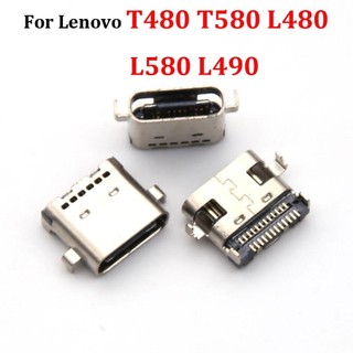 1 CÁI MỚI Cho Lenovo T480 T580 L480 L580 L490 Type-c 24p USB C Cổng Sạc Ổ Cắm Kết Nối USB Jack