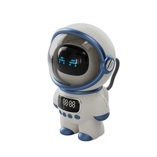 Loa bluetooth Kiêm Đồng Hồ Báo Thức Thông Minh Hình Phi Hành Gia Sáng Tạo