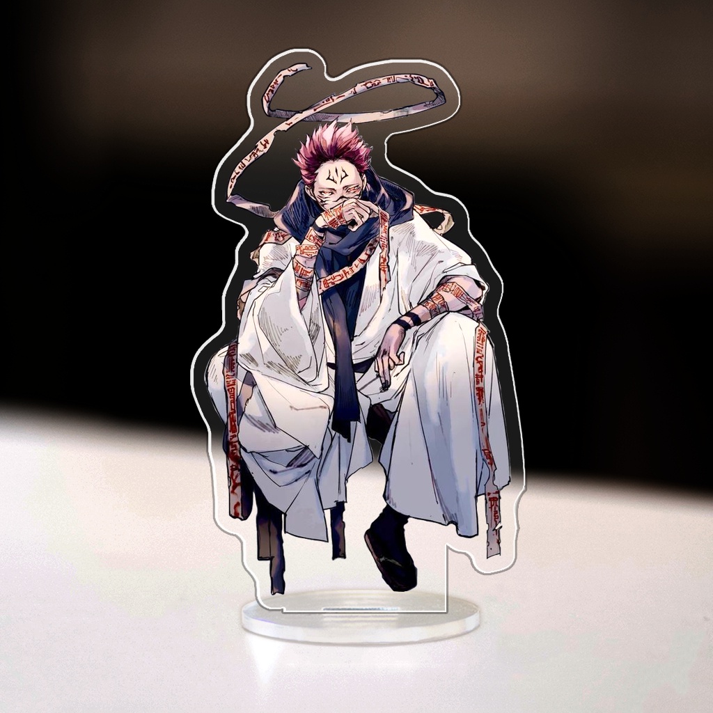 Mô hình Standee Anime Jujutsu Kaisen Yuta Sukuna Gojo Satoru Tojo Manga trang trí góc học tập cao 3cm