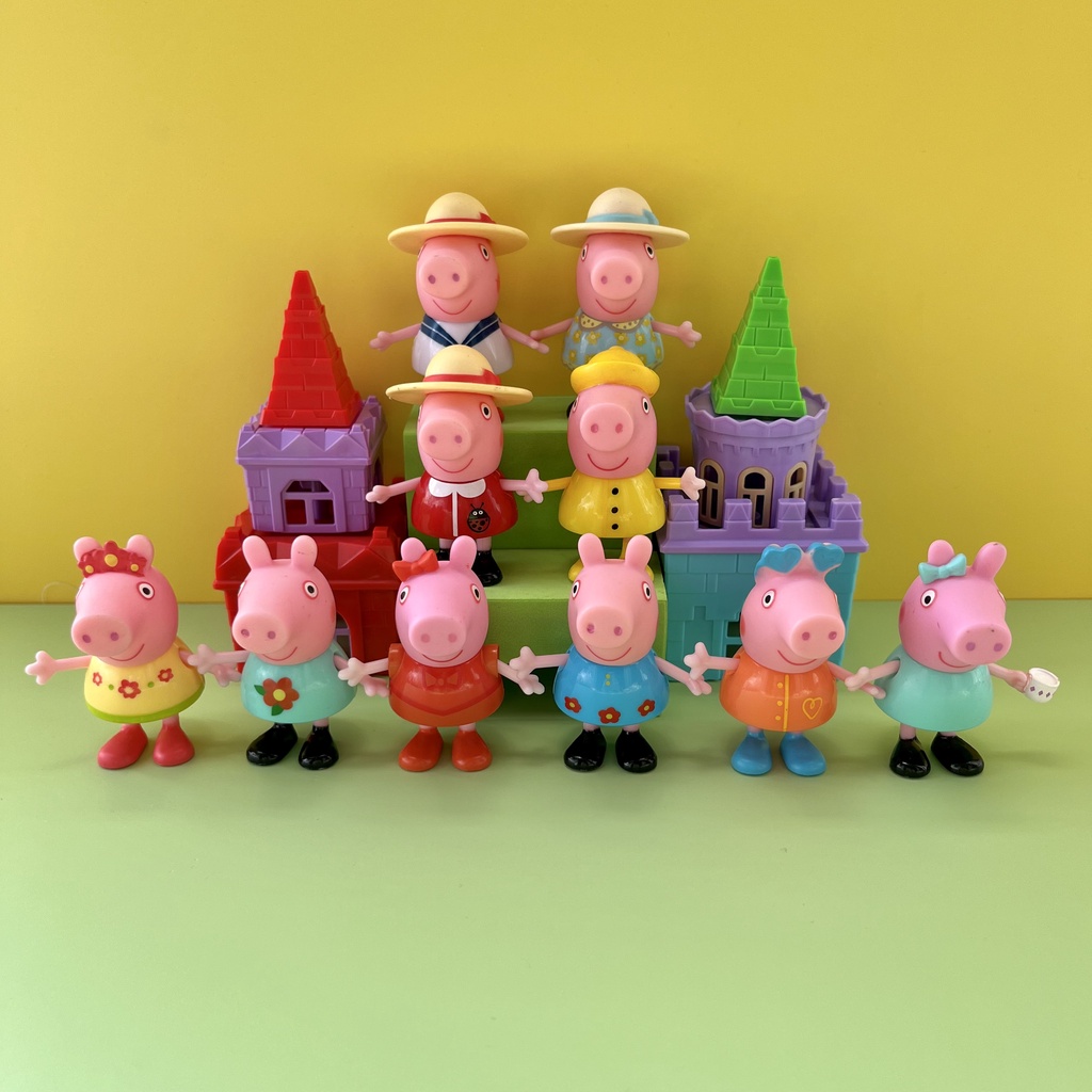Gia Đình Heo peppa Nhồi Bông Đáng Yêu