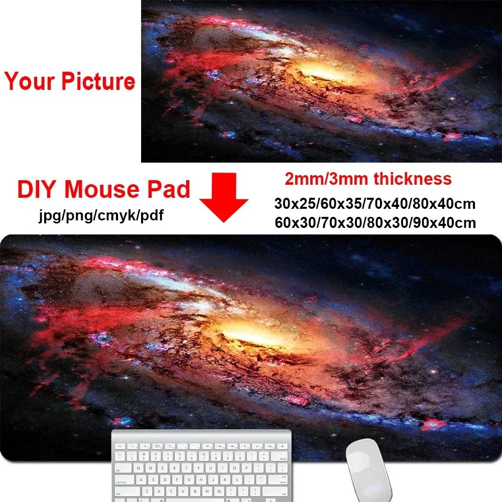 DIY Anime Mouse Pad Big XL XXL Girl Gamer Chơi Game Playmat Lớn Tùy Chỉnh Bàn Phím Mousepad Văn Phòng Thảm Pc Phụ Kiện