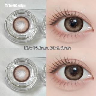 Yi tong Nin 2 Thấu Kính 14.5mm Màu Sắc Tương Phản Trang Điểm Ban Ngày Cho Nữ Giới