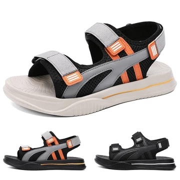 Giày Nam Mũi Mở Giày Sandal Nam Đi Bộ Ngoài Trời Dép Flat Thoải Mái Dép Nam Thời Trang Dép Leo Núi Dép Nam Dép Thường Ngày