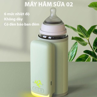 [BH 6 tháng] Máy hâm và ủ sữa di động Lavita loại tích điện,không dây làm ấm nhanh, có đèn báo,an toàn và tiện dụng