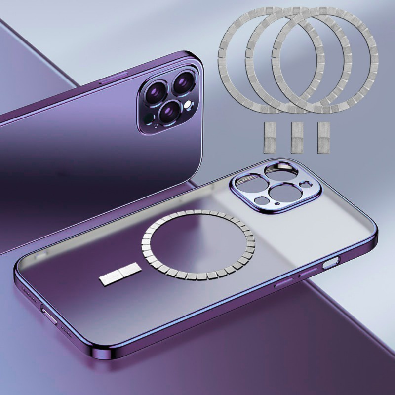 Vòng Nam Châm Dán Trang Trí Xe Hơi Bằng Kim Loại Tiện Dụng ​Đế Sạc Không Dây Siêu Mỏng Có Nam Châm Hít Cho Iphone 15 Pro ​Giá Đỡ Điện Thoại Dạng Nhẫn Đeo Tay Tiện Dụng Cho Xe Hơi