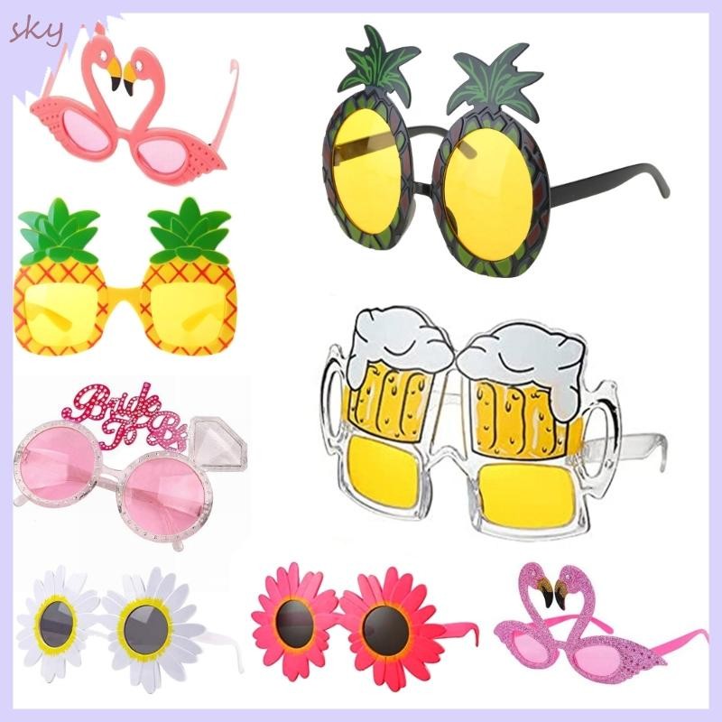 Bầu trời Hawaii Kính râm dự tiệc Flamingo Kính râm đi biển Đảng ủng hộ