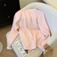 Olisi Preppy Phong Cách Hoạt Hình Chó Con Thêu Áo Len Nữ 2026 Xuân Thu Phong Cách Mới Ngọt Ngào Nhiều Màu Sắc Chấm Dệt Kim Cardigan V250220157