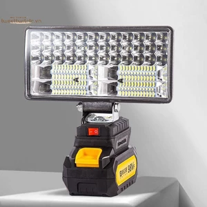 TRTR Cho 18V Pin Li-ion LED Đèn Làm Việc 3 / 4 Inch Đèn Pin Di Động Khẩn Cấp Đèn Lũ Đèn Cắm Trại VN