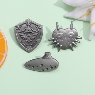 20 Phong Cách Truyền Thuyết Zelda Men Trâm Đồ Lưu Niệm Xung Quanh Trò Chơi Nhân Vật Lá Chắn Ve Áo Chân Cho Bạn Bè