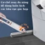 Cây Lau Bếp Tự Vắt Mini Đa Năng - Dụng Cụ Lau Kính Oto - Chổi Vệ Sinh Nhà Tắm Bàn Làm Vệc Gấp Gọn