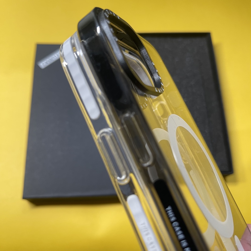 Ốp Điện Thoại acrylic Cứng Trong Suốt Viền Đen Từ Tính In Chữ do not disturb me Cho iphone 11 12 13 14 15 pro max