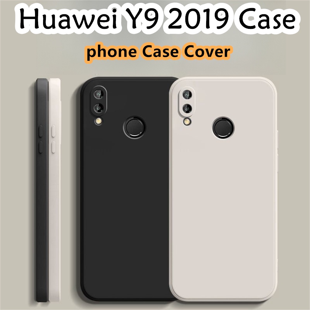 [Ngôi sao tương lai] Dành cho Huawei Y9 2019 Ốp lưng silicon nguyên khối Vỏ điện thoại màu trơn cổ điển Vỏ chống bẩn