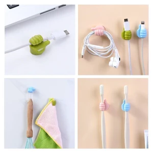 10 Miếng Miếng Dán Tường Hình Bàn Tay Tiện Lợi Dễ Thương Cố Định Dây Sạc Đa Năng - Giao màu ngẫu nhiên GIOVA