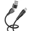Cáp USB Type C 4ft BTM, nylon, QC3.0, sạc 65W, sạc nhanh