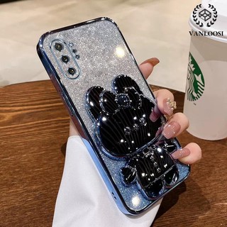 ốp lưng samsung note 10 note 10 plus note 10 pro Ốp Điện Thoại Silicon Mềm Mạ Điện Họa Tiết Thỏ Lấp Lánh Chống Rơi Cho samsung note 10 note 10 plus note 10 pro