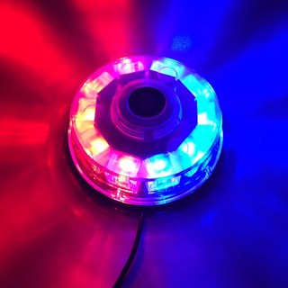Bộ 10 Đèn led Cảnh Báo Khẩn Cấp 12v Ánh Sáng Xanh Đỏ Chống Thấm Nước Có Từ Tính Gắn Xe Hơi