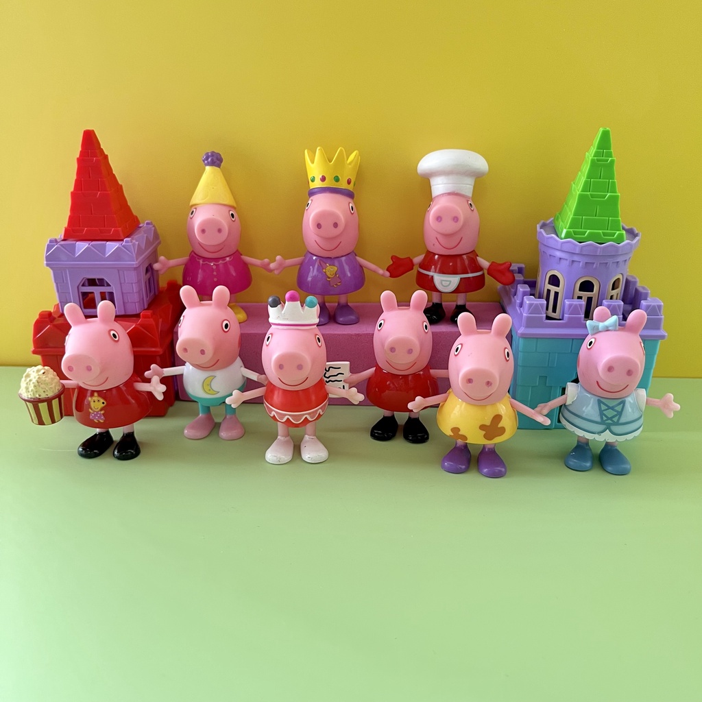 Gia Đình Heo peppa Nhồi Bông Đáng Yêu