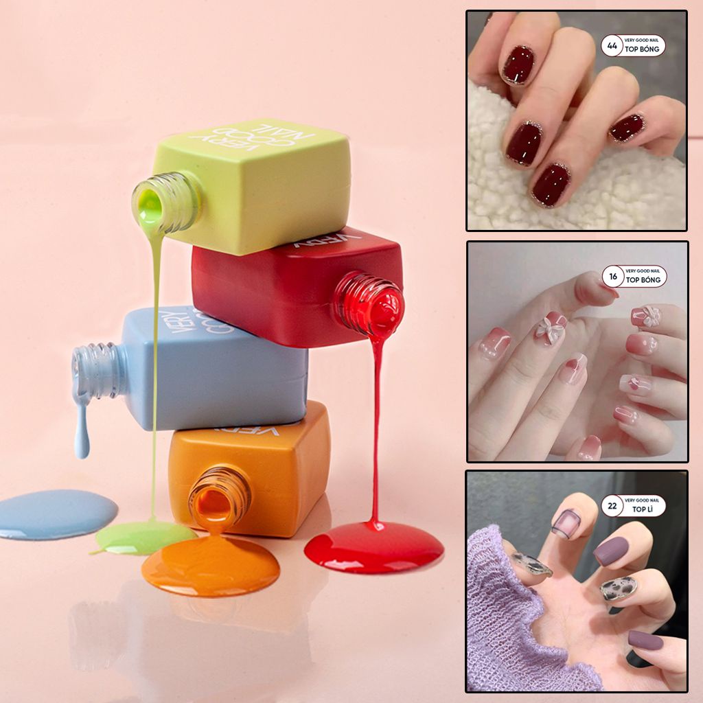 Bán lẻ 60 Màu Sơn Gel Very Good Nail Hàn Quốc chất siêu đẹp, bền màu, Sơn gel UV
