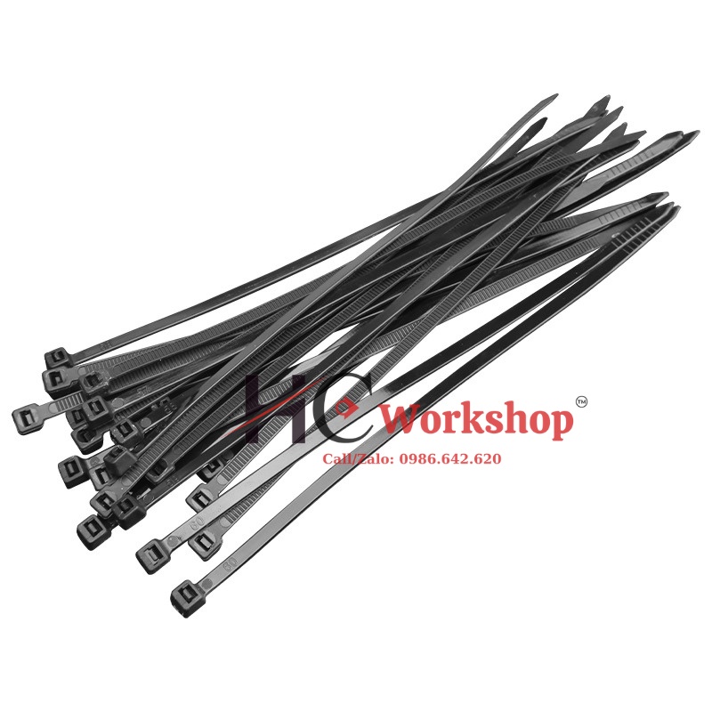 Dây thít nhựa, dây rút nhựa dài 15cm rộng 2.5mm màu đen | Shopee Việt Nam