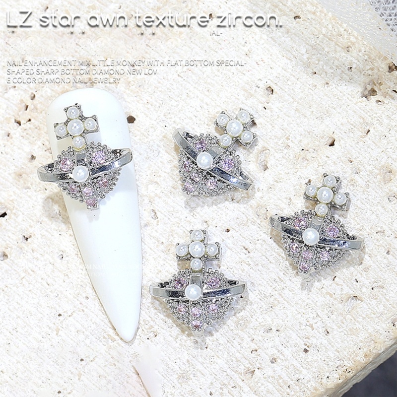 Phụ Kiện Trang Trí Móng Tay 3D Hình Trái Tim Bướm Xinh Xắn