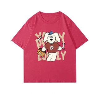HIIXIIVI Áo Thun Tay Ngắn Dáng Rộng 100% cotton In Họa Tiết Hoạt Hình Dành Cho Nam Nữ size 5xl